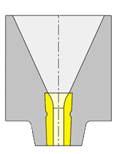 Freefall nozzle